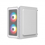 Gabinete Acteck Doom Pro Crystal GI730C, Mini-Tower, Micro-ATX/Mini-ITX, USB 2.0/3.0, con Fuente de 600W, 3 Ventiladores Instalados, Blanco - Imagen adicional 4