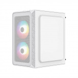 Gabinete Acteck Doom Pro Mesh GI730M, Mini-Tower, Micro-ATX/Mini-ITX, USB 2.0/3.0, con Fuente de 600W, 3 Ventiladores Instalados, Blanco - Imagen adicional 4
