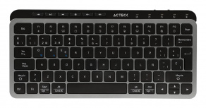 Teclado Acteck Inspire Krea TI750 65%, Inalámbrico, RF Inalámbrico/Bluetooth, Gris, Español 