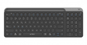 Teclado Acteck InspireTrek TI74 96%, Inalámbrico, RF Inalámbrico/Bluetooth, Negro, Español