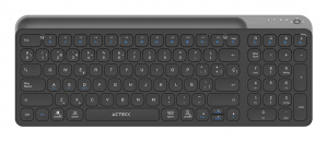 Teclado Acteck InspireTrek TI74 96%, Inalámbrico, RF Inalámbrico/Bluetooth, Negro, Español