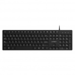 Teclado Acteck Vantage Aero TA545, Alámbrico, USB, Negro, Español