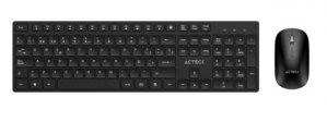 Kit de Teclado y Mouse Acteck MK555, Inalámbrico, RF Inalámbrico/Bluetooth, Negro, Español