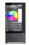 Gabinete Acteck Panorak GC600, Mini-Tower, Micro-ATX/Mini-ITX, USB 2.0/3.0, sin Fuente, 3 Ventiladores Instalados, Negro