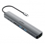 Acteck Docking Station Gatex Dock HD785 USB-C, 2 x USB-A 3.0, 1 x HDMI, 1 x RJ-45, SD