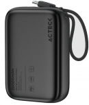 Cargador Portátil Acteck Power Bank Energon Go Plug Max PG80, 20Ah, Negro