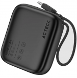 Cargador Portátil Acteck Power Bank Energon Go Plug Pro PG60, 10.000mAh, Negro