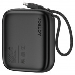Cargador Portátil Acteck Power Bank Energon Go Plug Pro PG60, 10.000mAh, Negro