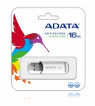 Memoria USB Adata C906, 16GB, USB 2.0, Blanco image