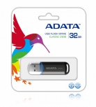 Memoria USB Adata C906, 32GB, USB-A 2.0, Negro image