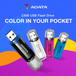 Memoria USB Adata C906, 32GB, USB 2.0, Azul image
