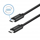 Adata Cable USB 3.2 C Macho - USB C Macho, 1 Metro, Negro - Imagen adicional 2