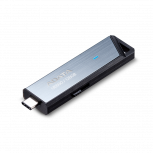 Memoria USB Adata Elite UE800, 128GB, USB-C 3.1, Lectura 1.000MB/s, Escritura 550MB/s, Plata image
