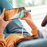 Memoria USB Adata Elite UE800, 128GB, USB-C 3.1, Lectura 1.000MB/s, Escritura 550MB/s, Plata image