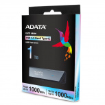 Memoria USB Adata UE800, 1TB, USB-C 3.1, Lectura 1.000MB/s, Escritura 1.000MB/s, Plata image