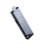 Memoria USB Adata Elite UE800, 256GB, USB-C 3.1, Lectura 1.000MB/s, Escritura 950MB/s, Plata image