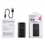 Cargador Portátil Adata Power Bank P10000QCD, 10.000mAh, Negro  image