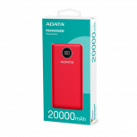 Cargador Portátil Adata Power Bank P20000QCD, 20Ah, Rojo  image