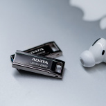 Memoria USB Adata UR340, 256GB, USB 3.2, Lectura 100 MB/s, Negro image