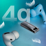 Memoria USB Adata UR340, 256GB, USB-A 3.1, Lectura 100MB/s, Negro - Imagen adicional 4