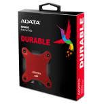 SSD Externo Adata SD600Q, 480GB, USB, Rojo image
