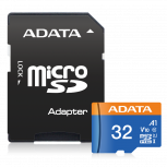 Memoria Flash Adata AUSDH32GUICL10A1-RA1, 32GB MicroSDHC UHS-I Clase 10, con Adaptador  image