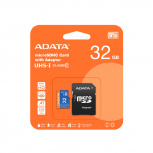 Memoria Flash Adata AUSDH32GUICL10A1-RA1, 32GB MicroSDHC UHS-I Clase 10, con Adaptador  image