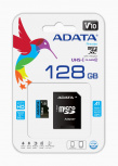 Memoria Flash Adata AUSDX128GUICL10A1-RA1, 128GB MicroSDXC UHS-I Clase 10, con Adaptador  image
