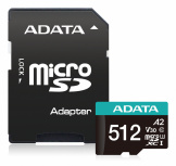 Memoria Flash Adata Premier Pro, 512GB MicroSDXC UHS-I Clase 10, con Adaptador image