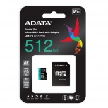 Memoria Flash Adata Premier Pro, 512GB MicroSDXC UHS-I Clase 10, con Adaptador