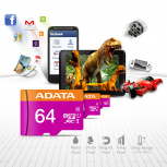 Memoria Flash Adata Premier, 64GB microSDXC UHS-I Clase 10, con Adaptador image