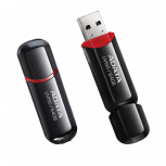 Memoria USB Adata UV150, 64GB, USB-A 3.0, Lectura 100MB/s, Escritura 50MB/s, Negro image