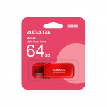 Memoria USB Adata UV240, 64GB, USB 2.0, Rojo image
