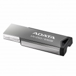 Memoria USB Adata UV250, 64GB, USB 2.0, Plata image