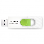 Memoria USB Adata UV320, 512GB, USB 3.1, Lectura 100MB/s, Blanco/Verde