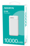 Cargador Portátil Adata Power Bank PC100-14WH, 10.000mAh, Blanco  image