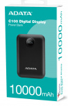 Cargador Portátil Adata Power Bank C10022, 10.000mAh, Negro image