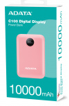 Cargador Portátil Adata Power Bank C10022, 10.000mAh, Rosa image