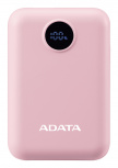 Cargador Portátil Adata Power Bank C10022, 10.000mAh, Rosa