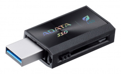 SSD Externo Adata SC730, 1TB, USB-C/USB-A, Negro image