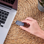 Disco Duro Externo Adata SC750 2.5", 500GB, USB-C 3.1, Gris, para PC image