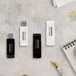 Memoria USB Adata UC310, 128GB, USB 3.2, Lectura 100 MB/s, Blanco image
