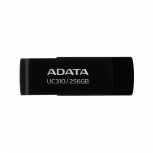 Memoria USB Adata UC310, 256GB, USB 3.2, Lectura 100 MB/s, Negro image