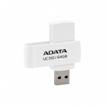 Memoria USB Adata UC310, 64GB, USB 3.2, Lectura 100 MB/s, Blanco image