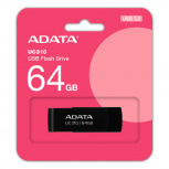 Memoria USB Adata UC310, 64GB, USB 3.2, Lectura 100 MB/s, Blanco image