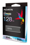 Memoria USB Adata UE720, 128GB, USB-A 3.2, Lectura 350MB/s, Gris