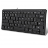 Teclado Adesso AKB-111UB, Alámbrico, USB, Negro (Inglés)