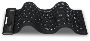 Teclado Adesso AKB-222UB, Alámbrico, USB, Negro (Inglés)