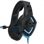 Adesso AudÃfonos Gamer Xtream G1, Alámbrico, 2 Metros, 3.5mm/USB, Negro/Azul