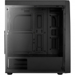 Gabinete Aerocool Aerocool Bolt, Midi-Tower, ATX/Micro-ATX/Mini-ITX, USB 2.0/3.0, sin Fuente, 1 Ventilador Instalado, Negro - Imagen adicional 4